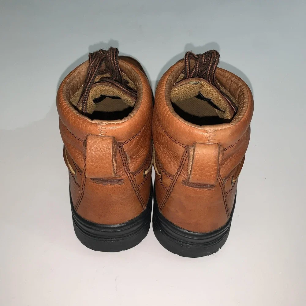 Wolverine Boots Mens 11.5 Brown Leather Chukka Ankle Work Steel Moc Toe W08404